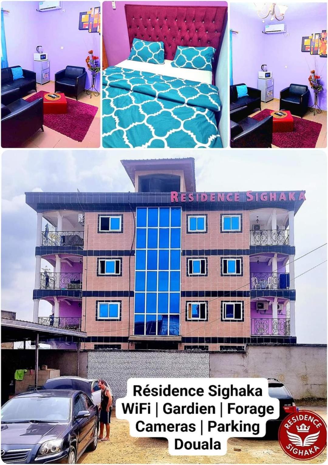 Residence Sighaka - Studio Meuble Vip Avec Wifi, Gardien, Parking Douala Eksteriør billede